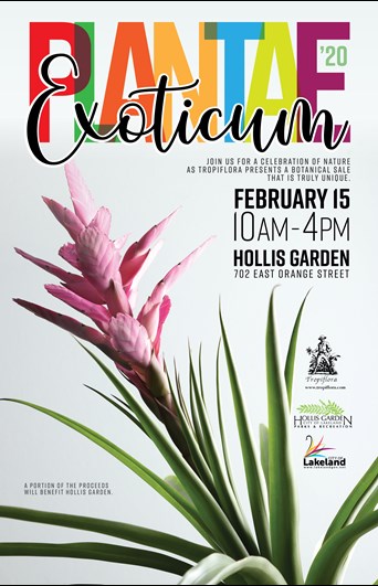 Plantae Exoticum Poster - 2020 - Exotic plant and event info