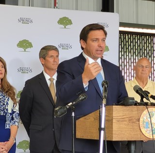 Governor DeSantis at Bonnet Springs Press Conference