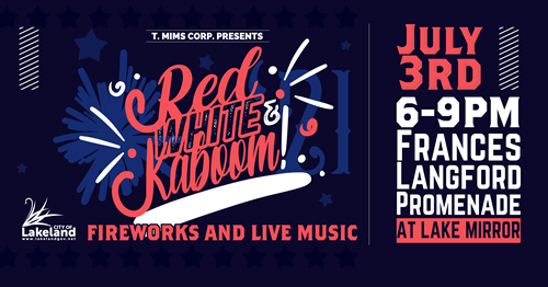 Red White and Kaboom Event Graphic - Info in Post