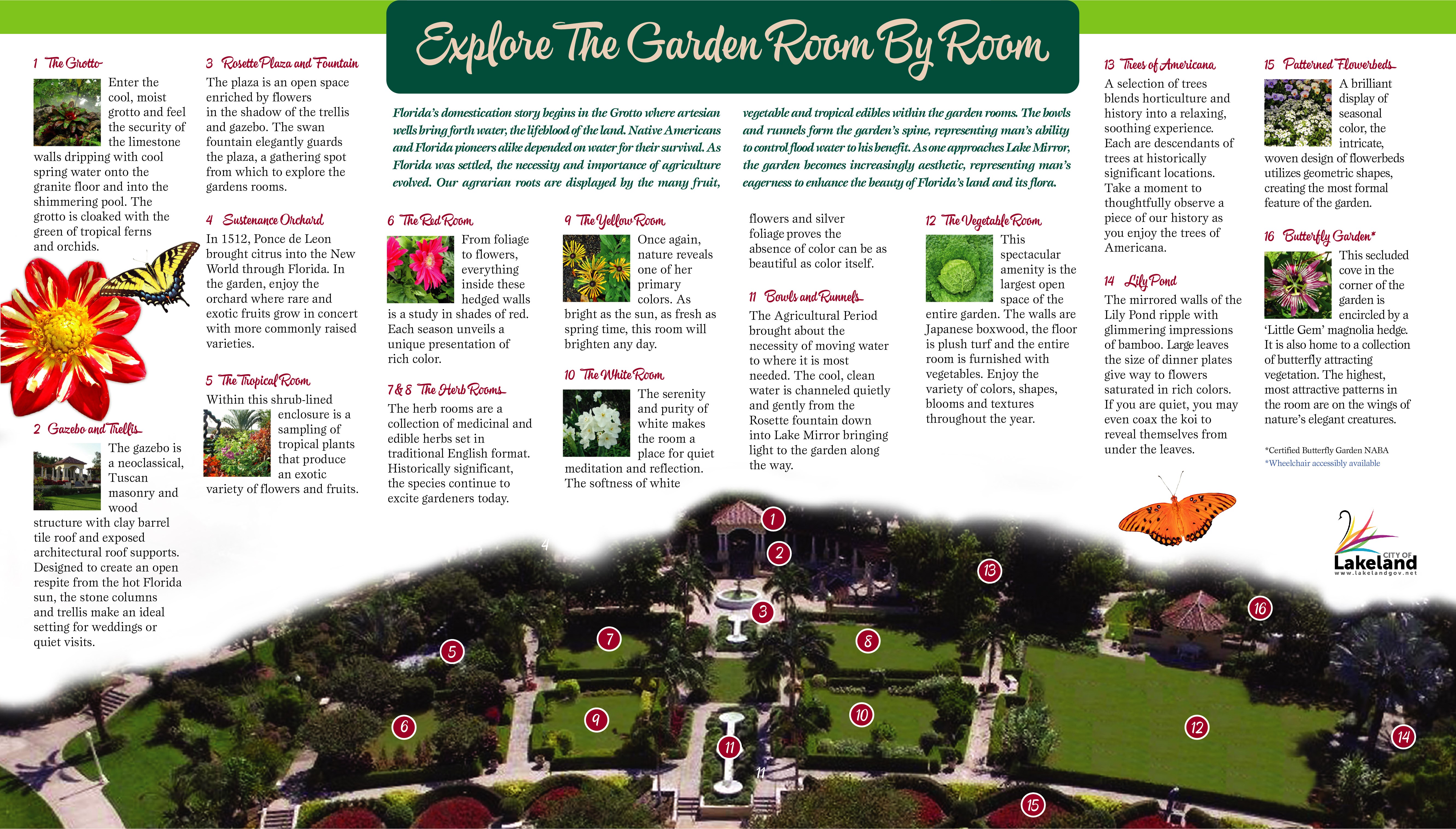 Hollis Garden Brochure with images and info/map of Hollis Garden - Info on page