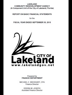 A picture of the 2016 CRA Financial Statements cover page