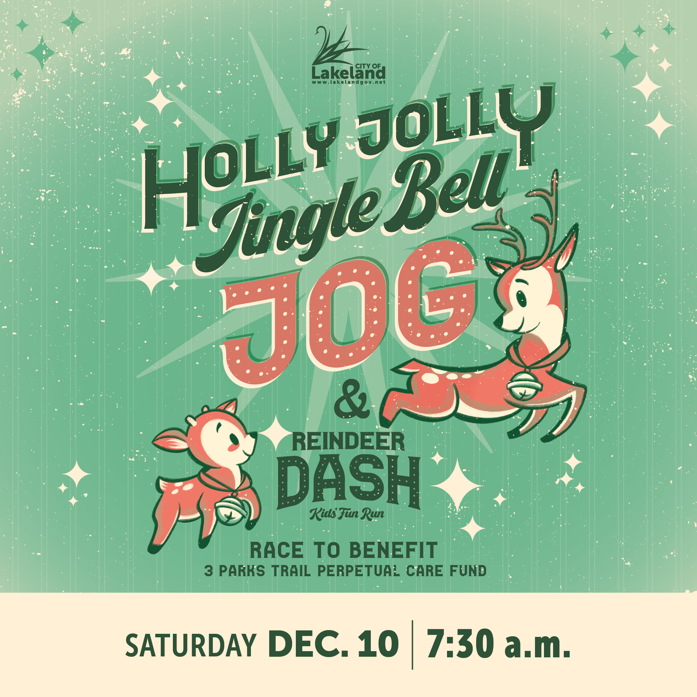 Event graphic: Holly Jolly Jingle Bell Jog