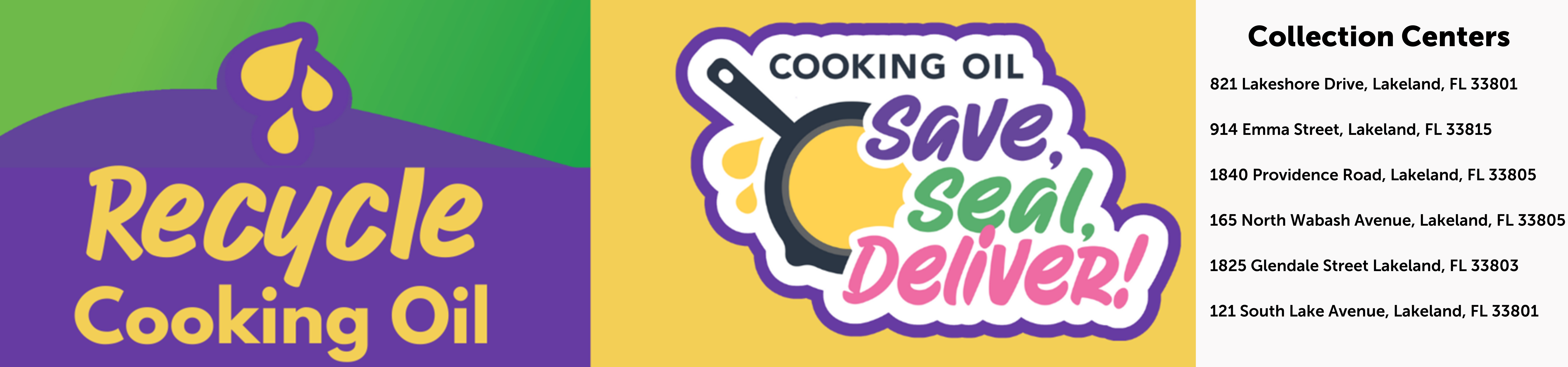 Cooking Oil Recycling Locations