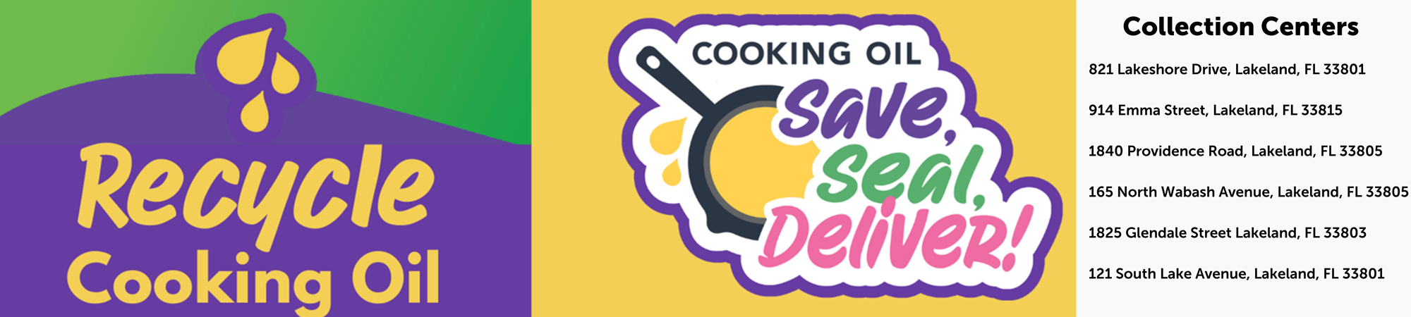 Cooking Oil Recycling Locations