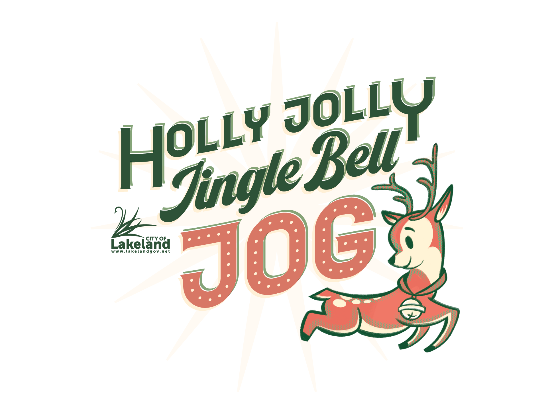 Holly Jolly Jingle Bell Jog logo