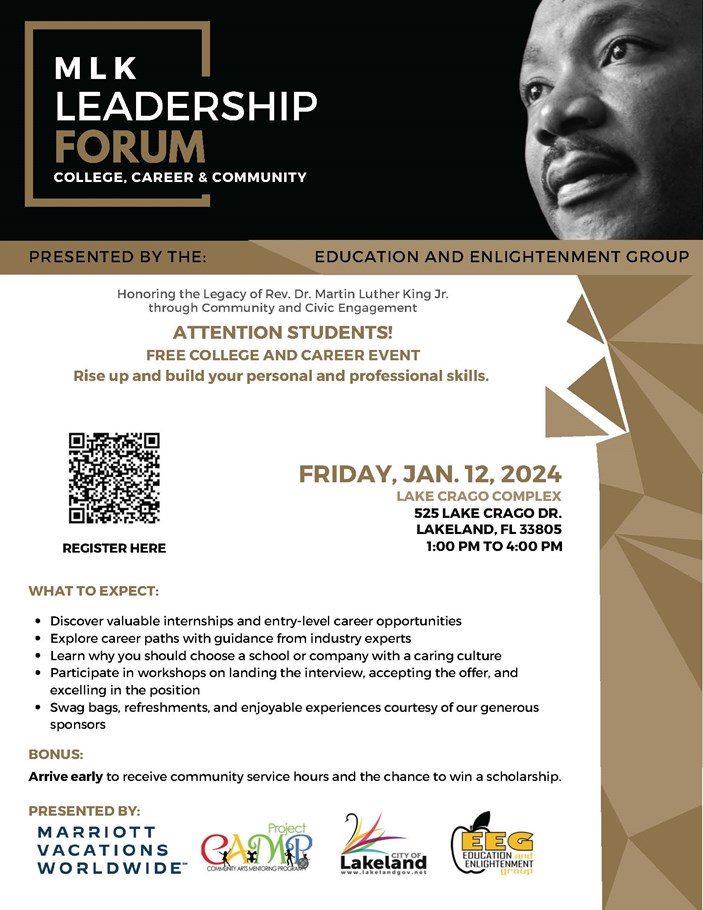 MLK Leadership Forum Flyer