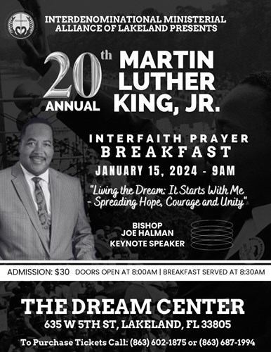 MLK Jr. 20th Annual Interfaith Prayer Breakfast