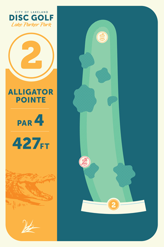 Hole 2 Disc Golf Graphic