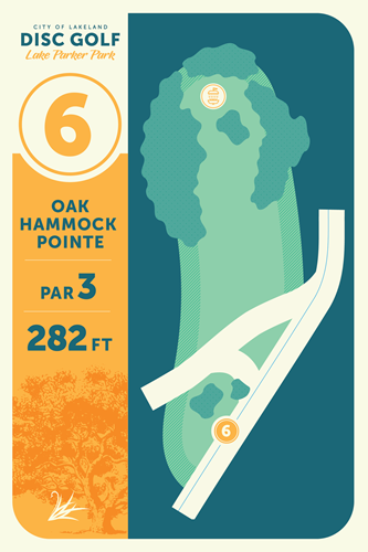 Hole 6 Disc Golf Graphic
