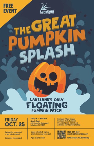 Great Pumpkin Splash Event Graphic