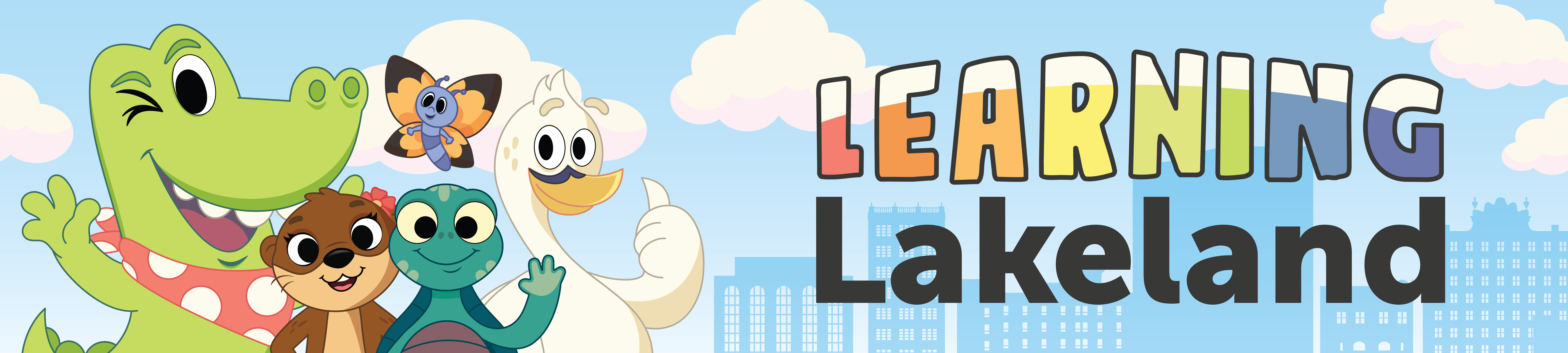Learning Lakeland cartoon characters 