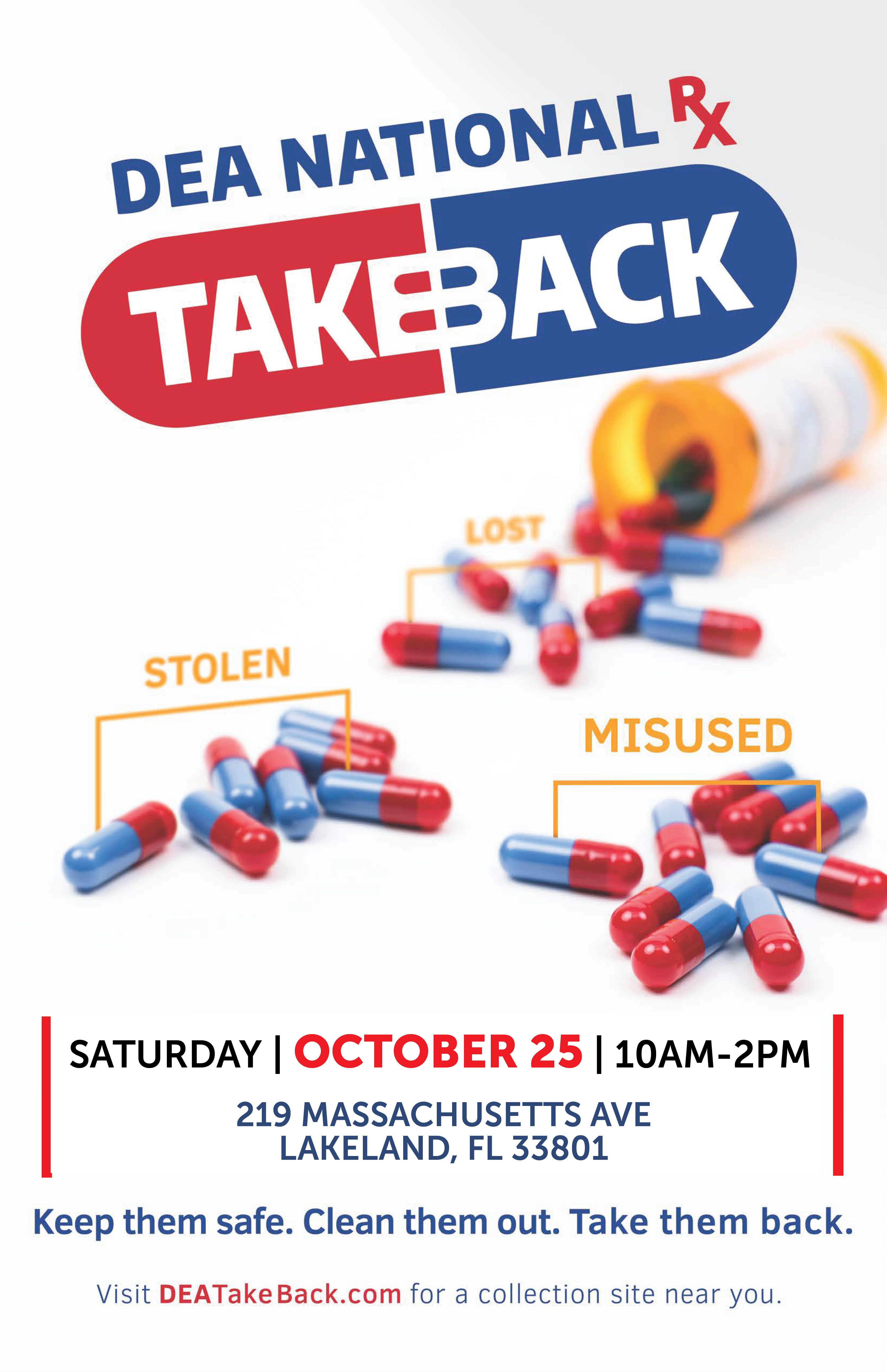 Lakeland Police joins DEA National Drug Take Back