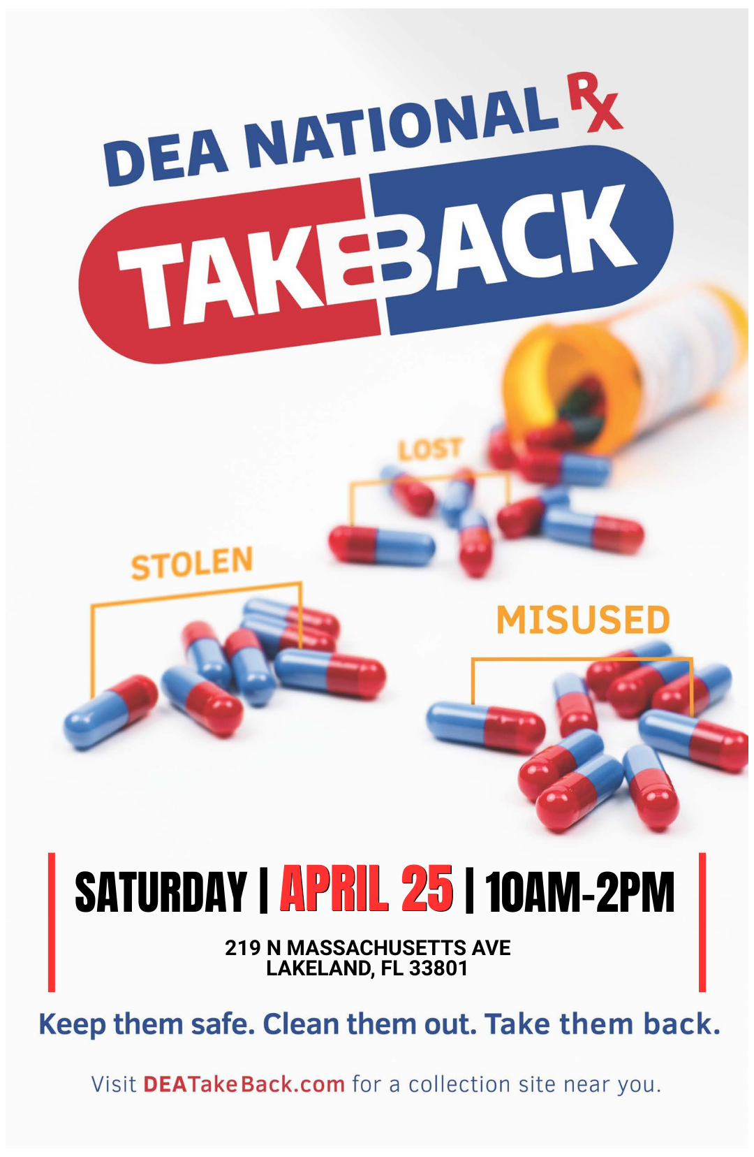 Lakeland Police joins DEA National Drug Take Back