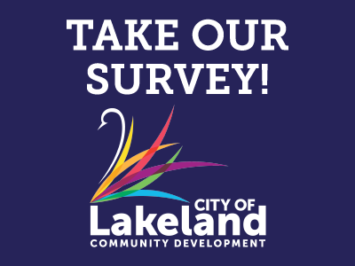 A picture of Take Our Survey flyer