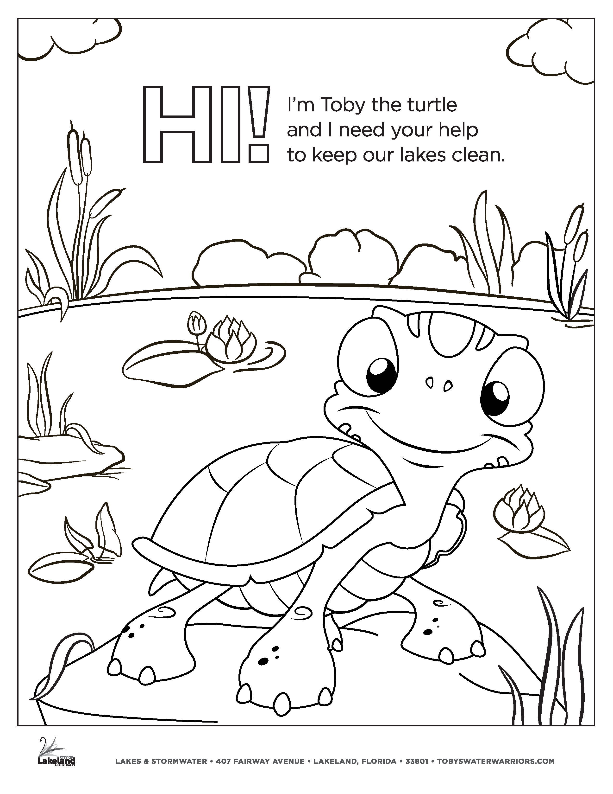 Coloring Pages City of Lakeland
