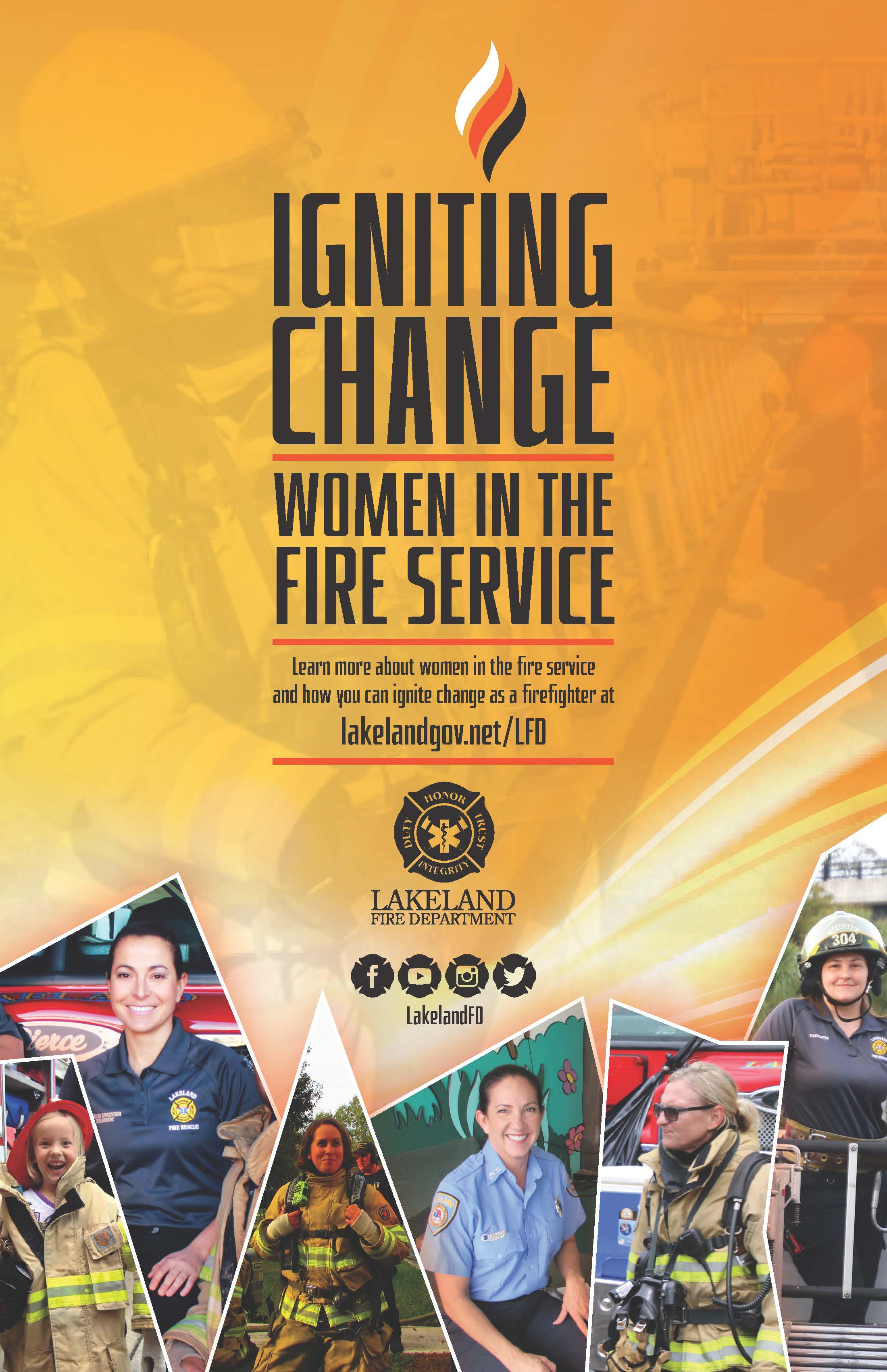 Poster for Igniting Change: Women in the Fire Service